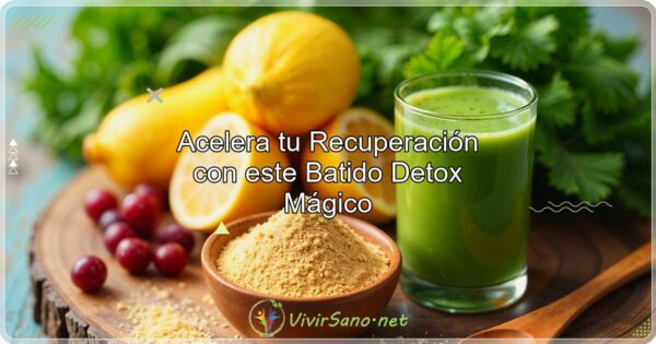 Acelera tu Recuperación con este Batido Detox Mágico