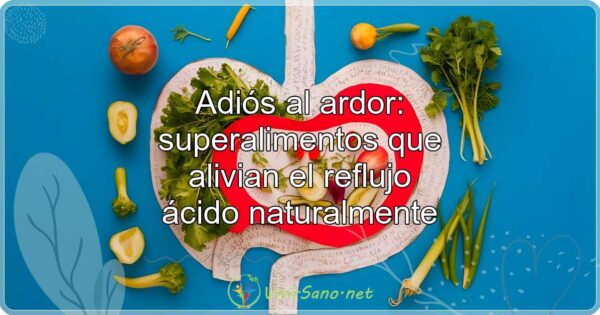 Adiós al ardor: superalimentos que alivian el reflujo ácido naturalmente