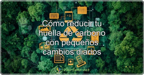 Cómo reducir tu huella de carbono con pequeños cambios diarios
