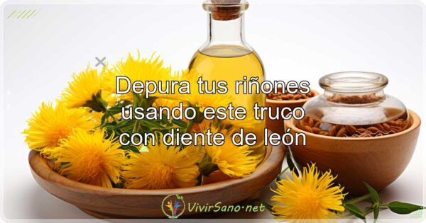 Depura tus riñones usando este truco con diente de león