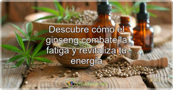 Descubre cómo el ginseng combate la fatiga y revitaliza tu energía