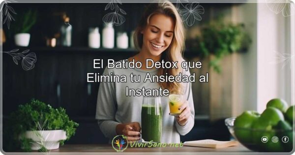 El Batido Detox que Elimina tu Ansiedad al Instante