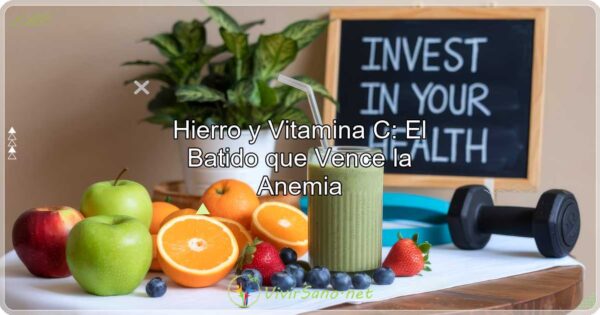 Hierro y Vitamina C El Batido que Vence la Anemia