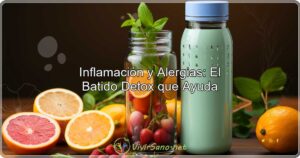 Inflamación y Alergias El Batido Detox que Ayuda