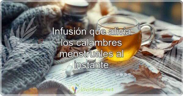 Infusión que alivia los calambres menstruales al instante