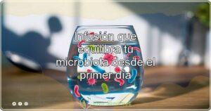 Infusión que equilibra tu microbiota desde el primer día