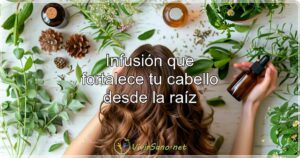 Infusión que fortalece tu cabello desde la raíz