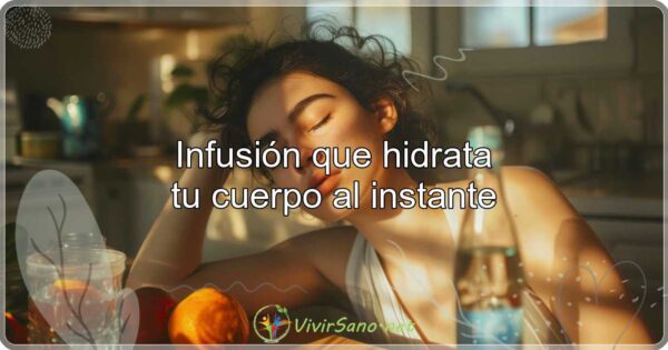 Infusión que hidrata tu cuerpo al instante