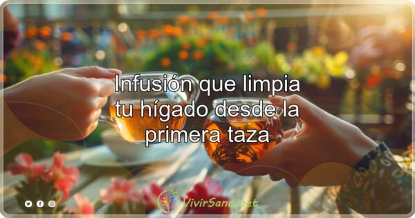 Infusión que limpia tu hígado desde la primera taza