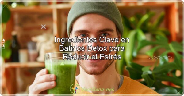 Ingredientes Clave en Batidos Detox para Reducir el Estrés