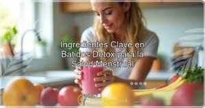 Ingredientes Clave en Batidos Detox para la Salud Menstrual