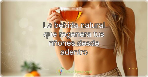 La bebida natural que regenera tus riñones desde adentro