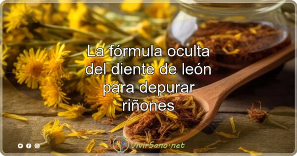 La fórmula oculta del diente de león para depurar riñones