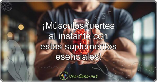 ¡Músculos fuertes al instante con estos suplementos esenciales!