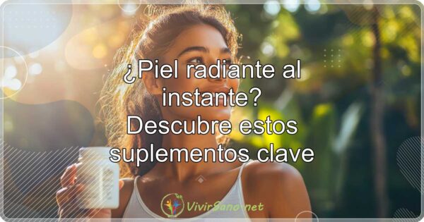 ¿Piel radiante al instante? Descubre estos suplementos clave