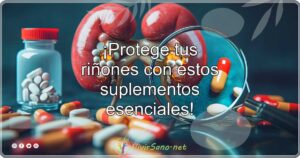 ¡Protege tus riñones con estos suplementos esenciales!