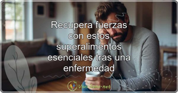 Recupera fuerzas con estos superalimentos esenciales tras una enfermedad