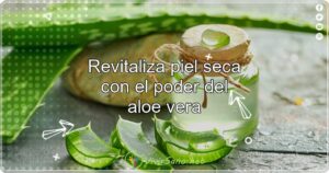 Revitaliza piel seca con el poder del aloe vera