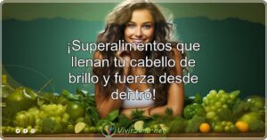 ¡Superalimentos que llenan tu cabello de brillo y fuerza desde dentro!