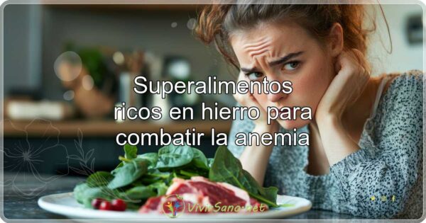 Superalimentos ricos en hierro para combatir la anemia