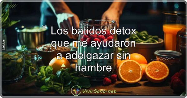 Los batidos detox que me ayudaron a adelgazar sin hambre
