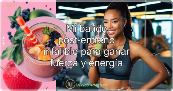 Mi batido post-entreno infalible para ganar fuerza y energía
