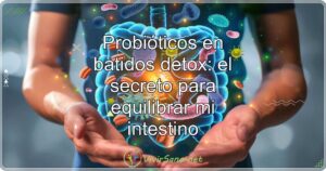 Probióticos en batidos detox: el secreto para equilibrar mi intestino